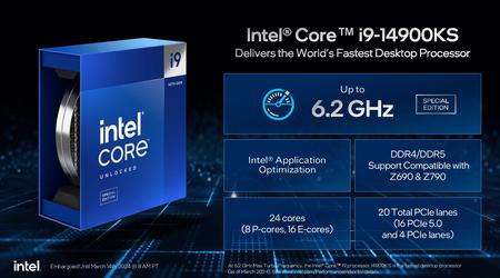 Wyścig na megaherce trwa: Intel Core i9-14900KS osiąga 6,2 GHz mocy zaraz po wyjęciu z pudełka