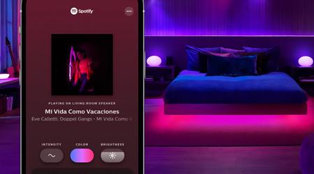 Philips Hue lighting can now sync directly with Spotify