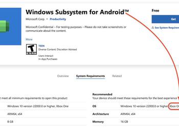 Поддержка Android-приложений из Windows 11 может появиться и на Xbox