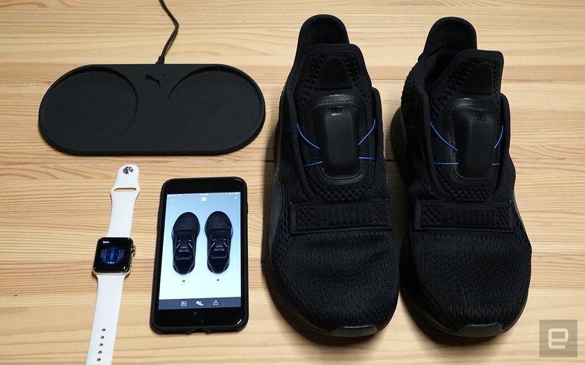 Puma тоже представила кроссовки с автоматической шнуровкой и управлением со смартфона