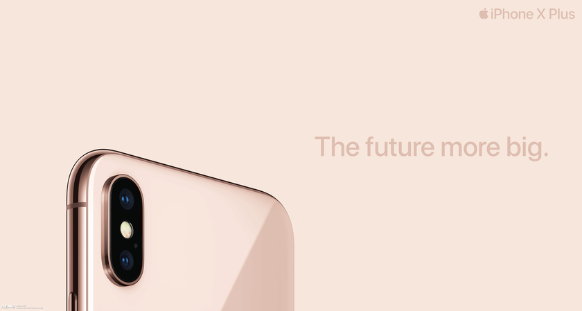 В Сети появились рекламные постеры 6,5-дюймового iPhone X Plus