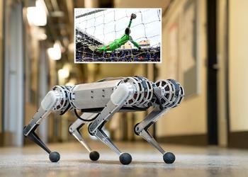 Роботизированный пёс Mini Cheetah стал футбольным вратарём – он защищает ворота эффективнее, чем голкиперы АПЛ