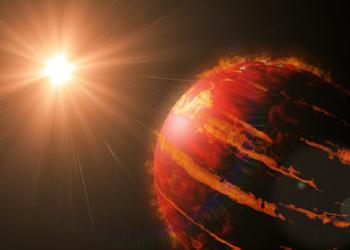 Учёные обнаружили каменные испарения на ультрагорячем Юпитере недалеко от нас, который прославился дождями из металла