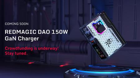Red Magic DAO GaN: 150W transparent charger with four ports, LCD display, RGB lighting and Bluetooth for the price of a smartphone