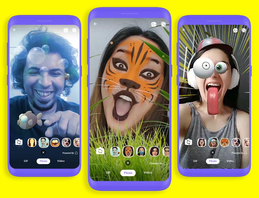 В Viber появятся фильтры Snapchat