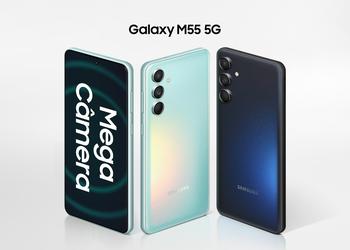 Samsung Galaxy M55 5G: AMOLED-дисплей на 120 Гц, чип Snapdragon 7 Gen 1, тройная камера на 50 МП, защита IP67 и батарея на 5000 мАч
