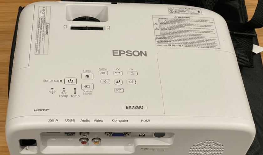 Epson Pro EX7280 projector for daylight viewing