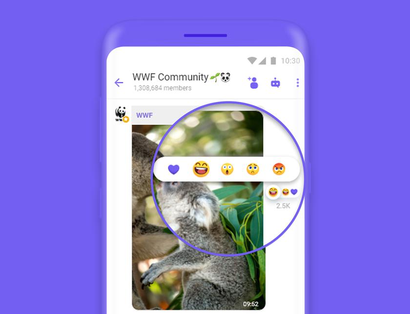Как в Facebook Messenger: в Viber появятся реакции на сообщения
