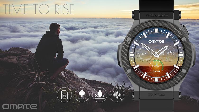 Omate Rise: "умные" часы с круглым экраном, Android 5.1 и 3G
