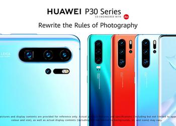 Премьера Huawei P30 Pro и P30: 10-кратный зум и съёмка ночью как днём