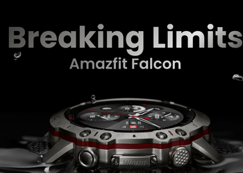 Представлены смарт-часы Amazfit Falcon с защитой 20 ATM, 159 спортивными режимами, GPS и SpO2 стоимостью $500
