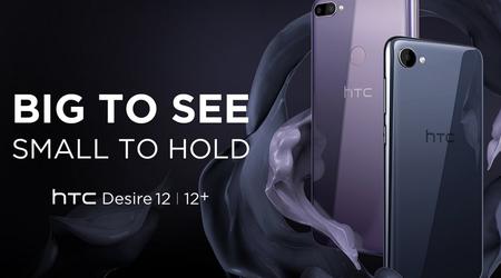 HTC Desire 12 and 12+: glass, screen 18: 9 and modest specifications