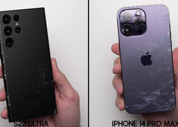 iPhone 14 Pro Max сразился с Samsung Galaxy S22 Ultra в дроп-тесте