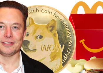 Илон Маск обещает съесть Хэппи Мил на камеру, если McDonald’s начнёт принимать Dogecoin – курс криптовалюты сразу подскочил