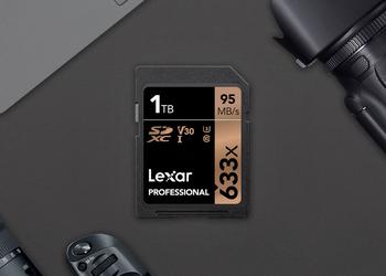 Lexar выпустила первую карту памяти объёмом 1 ТБ, которую можно купить