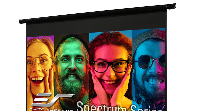 Zdalnie sterowany ekran projekcyjny Elite Screens Spectrum Tab-Tension