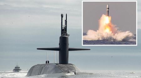 The US has sent the nuclear-powered submarine USS Tennessee with 20 Trident II intercontinental ballistic missiles with a launch range of more than 12,000 kilometres to the UK