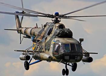 ВСУ показали зрелищное видео, как вертолёт Ми-8 с помощью ракет С-8 и 23-мм пушек уничтожает позиции противника