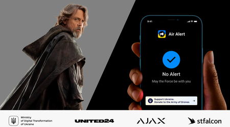 Que la Force soit avec vous ! La voix de Luke Skywalker est apparue dans la version anglaise de l'application Air Alert.