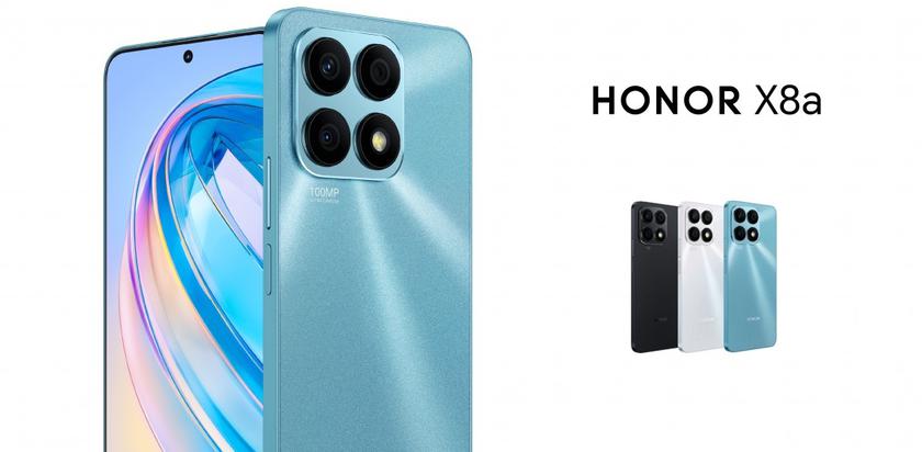 Honor X8a – Helio G88, 90-Гц дисплей LCD и 100-МП камера за £220