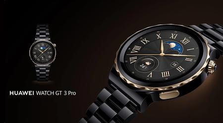 Huawei introduced a special version of the smartwatch Watch GT 3 Pro with a black ceramic case