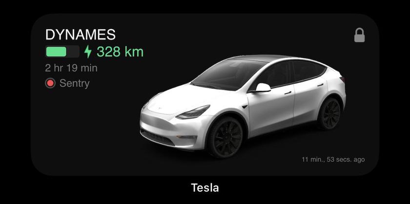Официальное приложение Tesla для iOS обзавелось поддержкой виджетов