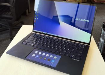 Обзор ASUS ZenBook 14 UX434FN: ультрапортативный ноутбук с сенсорным дисплеем вместо тачпада