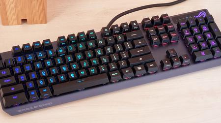 ASUS ROG Strix Scope RX Review: an Opto-Mechanical Gaming Keyboard with Water Protection