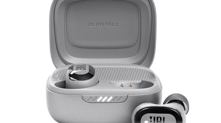 JBL Live Free 2 en Amazon: Auriculares TWS con protección IPX5 y hasta 35 horas de autonomía por 74,95 € (75 € de descuento).