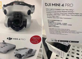 4K-камера с поддержкой 100 FPS, вес 249 г и 34 минуты полёта по цене от €799 – известна стоимость DJI Mini 4 Pro в Европе