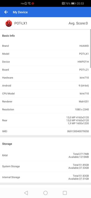  Huawei P Smart 2019:   -64