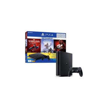 Sony PlayStation 4 Slim 1TB Gran Turismo+Horizon Zero Dawn+Spider...