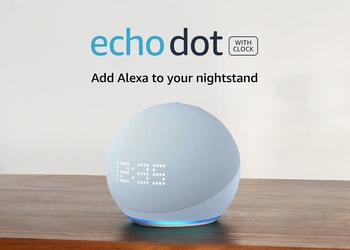-42%: смарт-колонку Echo Dot со встроенными часами и Alexa можно купить на Amazon по акционной цене