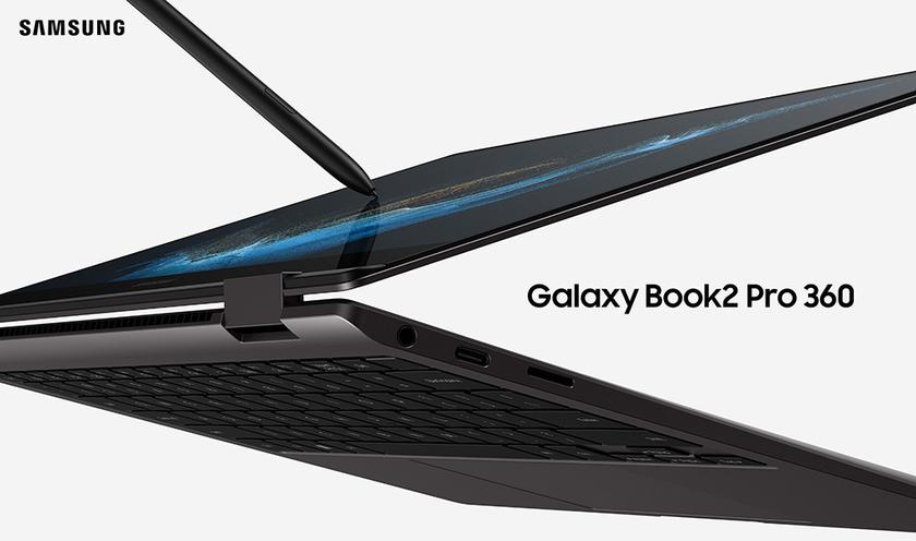 Samsung представил ноутбук Galaxy Book2 Pro 360 на процессоре Snapdragon 8cx Gen 3 за $1500