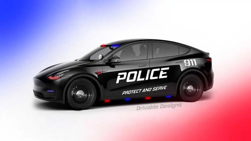 Полиция Южной Пасадены перейдёт на електромобили Tesla Model Y