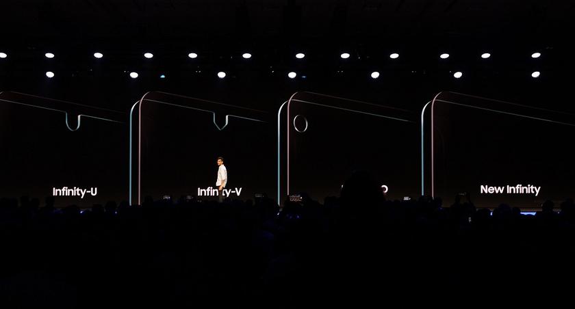 И ты, Брут! Samsung представила Infinity-дисплеи с вырезами