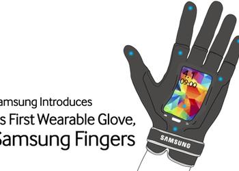 Samsung Fingers: "умная" перчатка с трехдюймовым гибким дисплеем