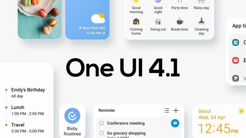 Какие смартфоны Samsung получили прошивку One UI 4.1 на Android 12