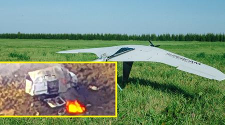 The Ukrainian SHARK drone helped the US HIMARS missile system destroy a Russian SuperCam S350 UAV crew with a control centre while preparing for a launch