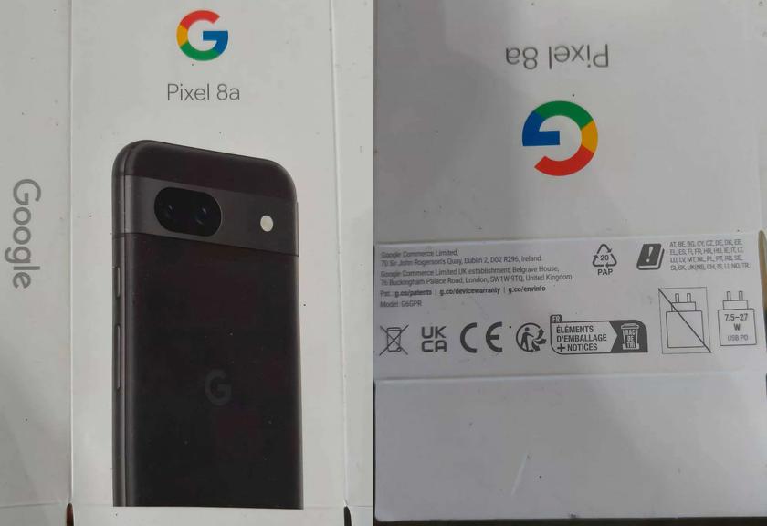 Чёрный цвет, двойная камера и поддержка зарядки на 27 Вт: в интернете появились новые утечки Google Pixel 8a