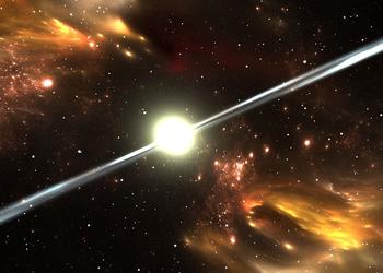 Самый мощный гамма-всплеск в истории родил чёрную дыру и зацепил Землю, несмотря на расстояние в 2,4 млрд световых лет