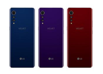 Смартфон LG Velvet выйдет на рынок, как минимум, в пяти расцветках