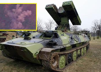 Вооружённые Силы Украины уничтожили российский зенитно-ракетный комплекс «Стрела-10» с помощью кассетных боеприпасов