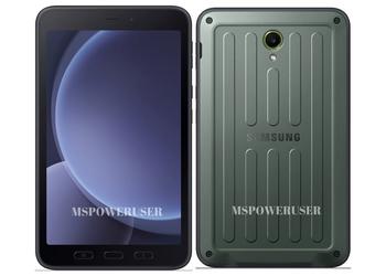 Вот как будет выглядеть Samsung Galaxy Tab Active 5: 8-дюймовый планшет с чипом Exynos 1380 и защитой MIL-STD-810H
