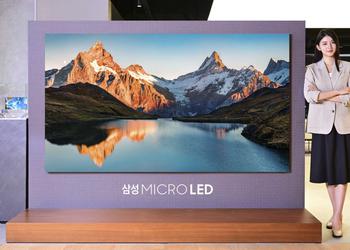 Samsung начала продавать огромный телевизор с дисплеем Micro LED стоимостью более $100 000 с большим количеством подарков