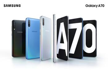 Samsung Galaxy A70: дисплей Infinity-U на 6.7-дюймов, чип Snapdragon 670 и батарея на 4500 мАч
