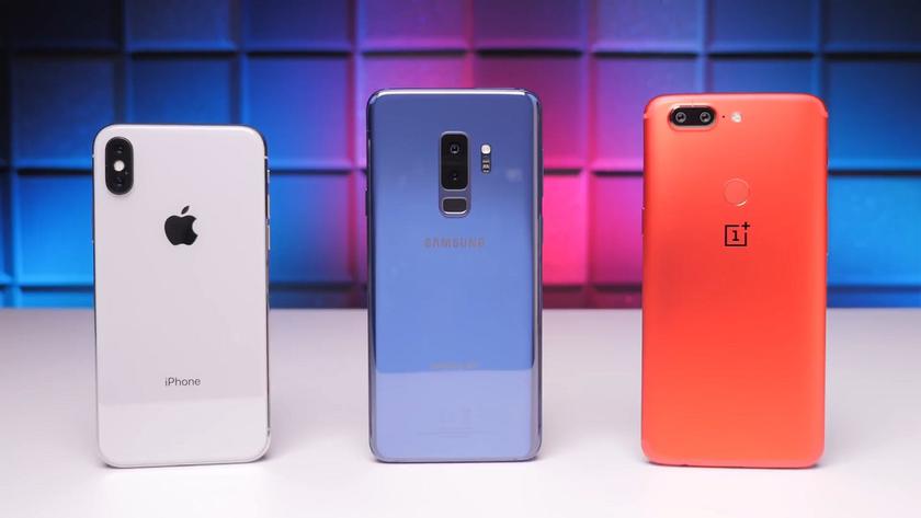 В тестах запуска приложений OnePlus 5T оказался быстрее Samsung Galaxy S9+ и iPhone X