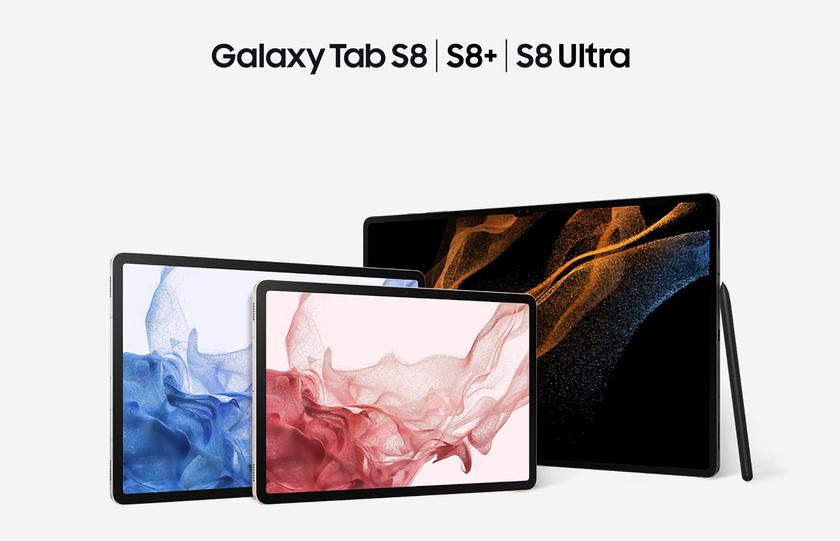 Samsung Galaxy Tab S8, Galaxy Tab S8+ и Galaxy Tab S8 Ultra начали получать обновление Android 12L
