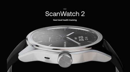 Withings ScanWatch 2: hybrid smartwatch with OLED screen, SpO2 sensor and up to 30 days of battery life