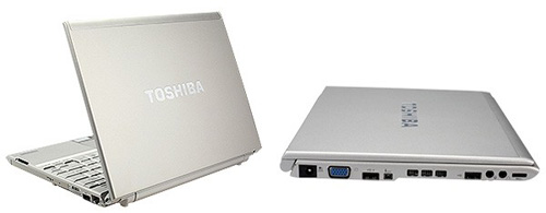 Toshiba выпускает модификацию ноутбука R500 со 128-гигабайтным SSD
